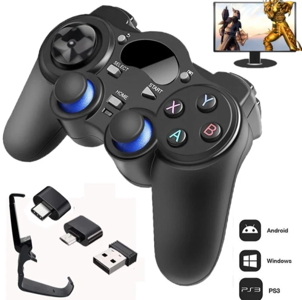 Gamepad wireless universal pentru PS3, Android și Windows