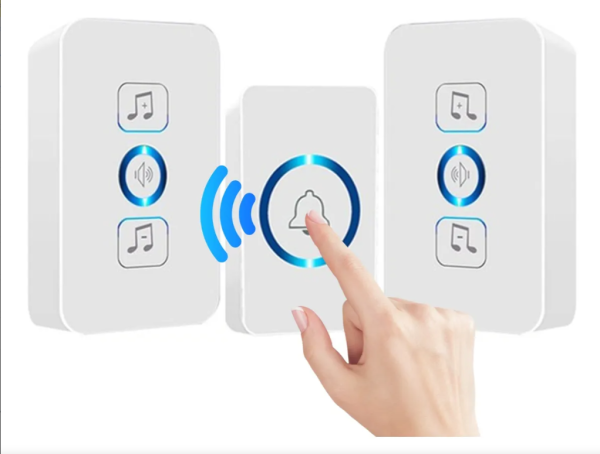 Sonerie fără fir Wi-Fi + 2 receptoare