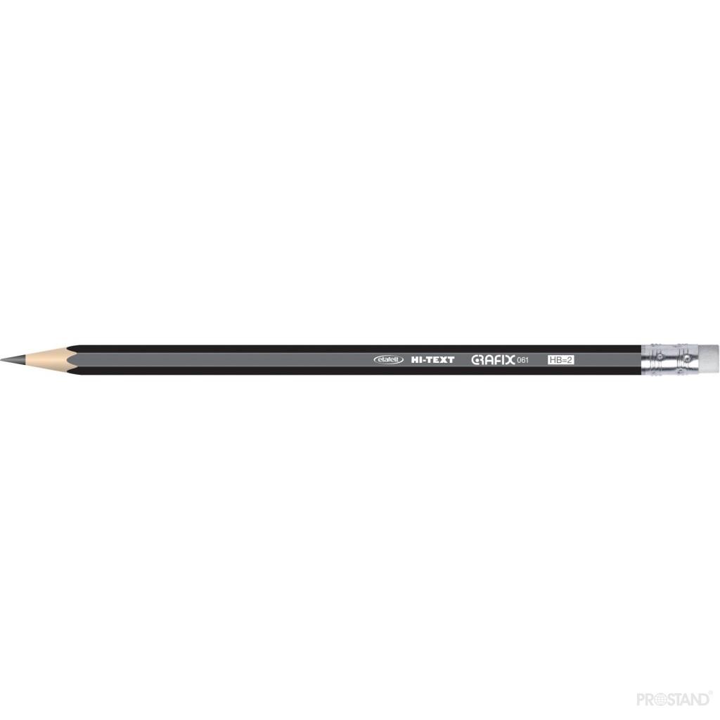 Creion cu radiera 061  Hi-Text Grafix HB
