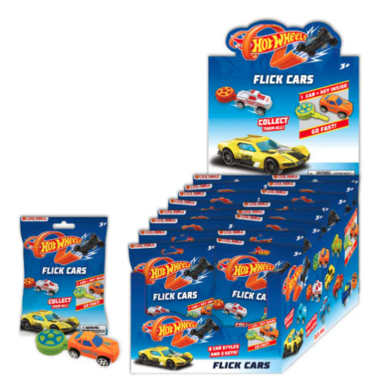 Masinuta "Hot Wheels" cu lansator