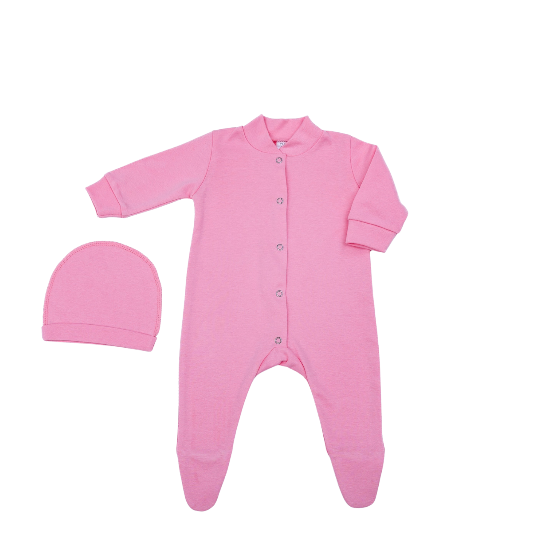 Slip + caciulita Pampy (0-1 luni) Pink