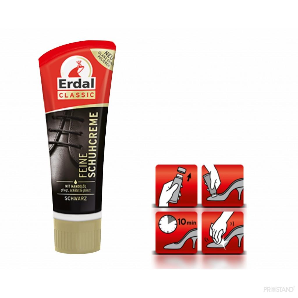 Erdal  Crem 75 ml./ tub.4675 /6491/ 018  negru 1/6