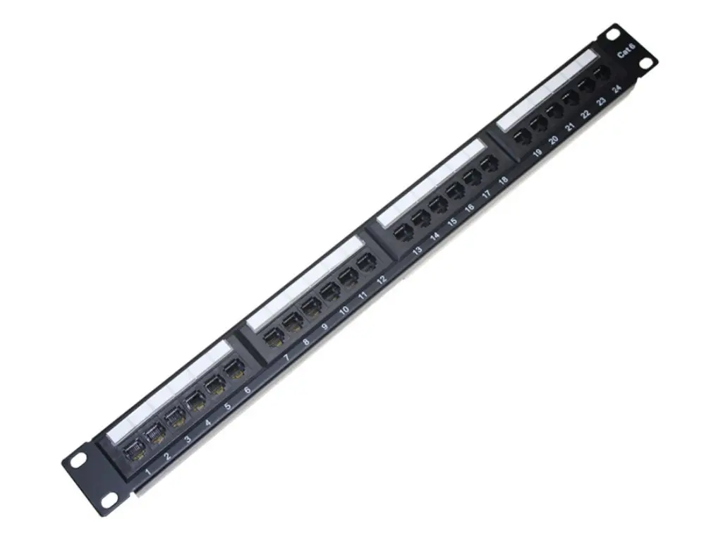  24 ports UTP Cat.6 patch panel