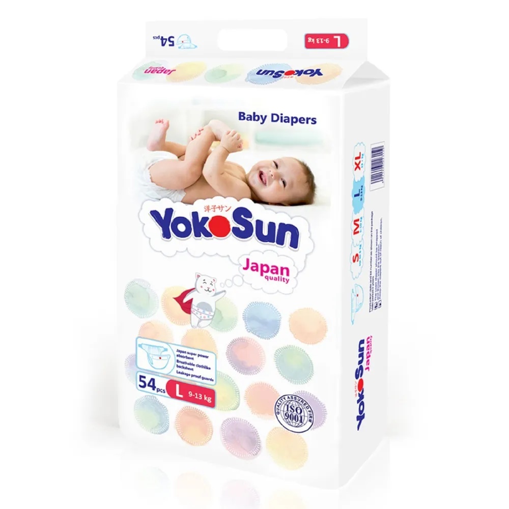 YOKOSUN Scutece pentru copii L 54buc