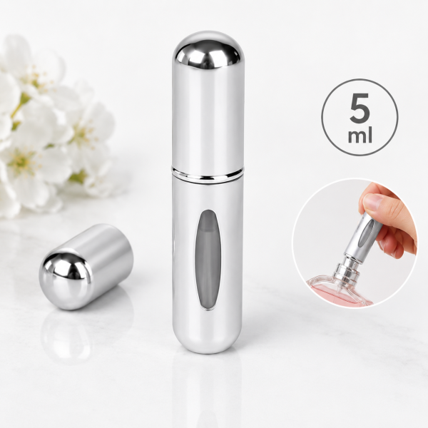 Flacon portabil compact reîncărcabil pentru parfum, 5 ml