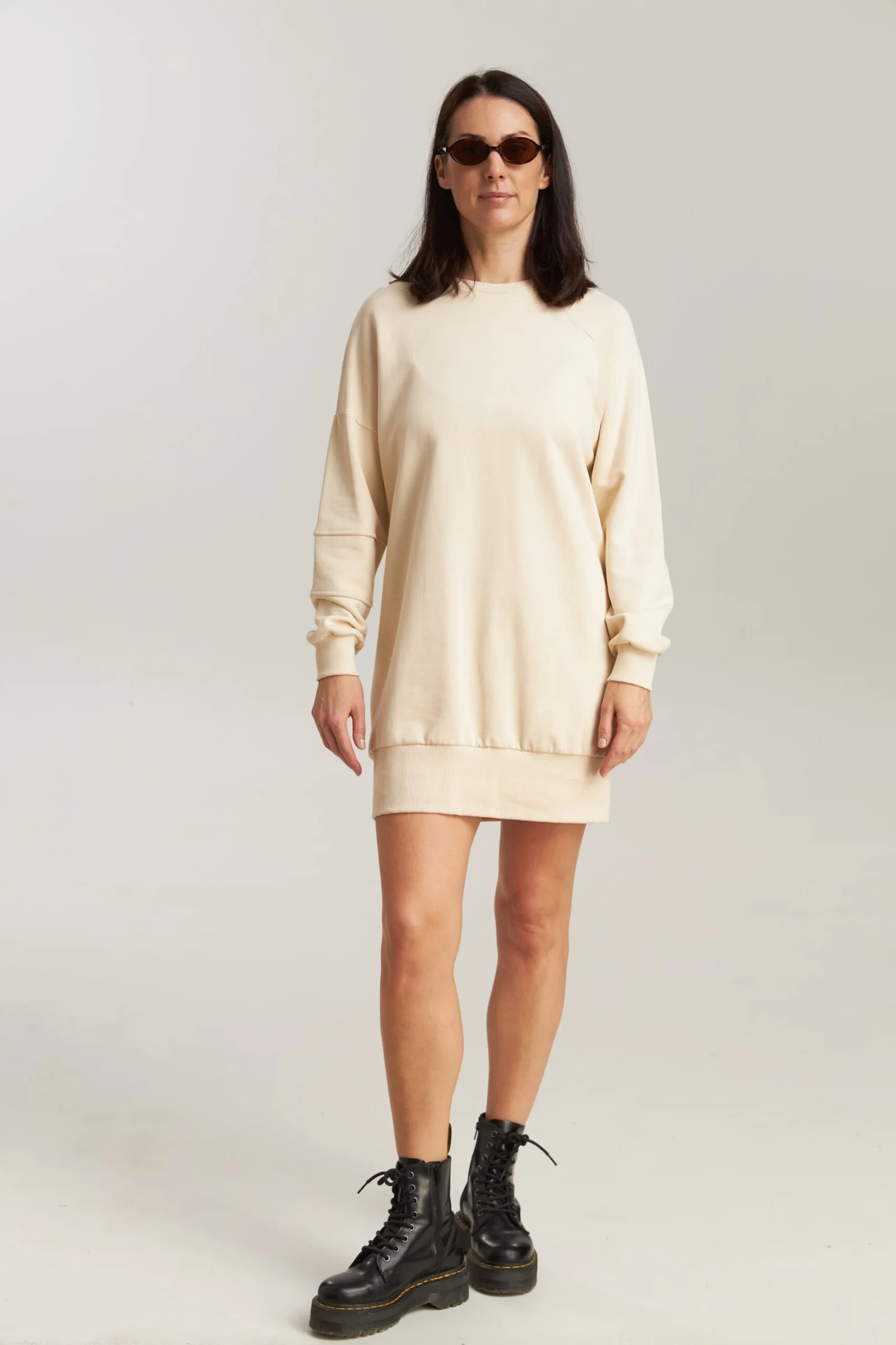 Rochie – Hanorac de damă cu mânecă lungă din bumbac