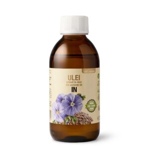 Ulei presat la rece din seminte de in c/s, 200ml