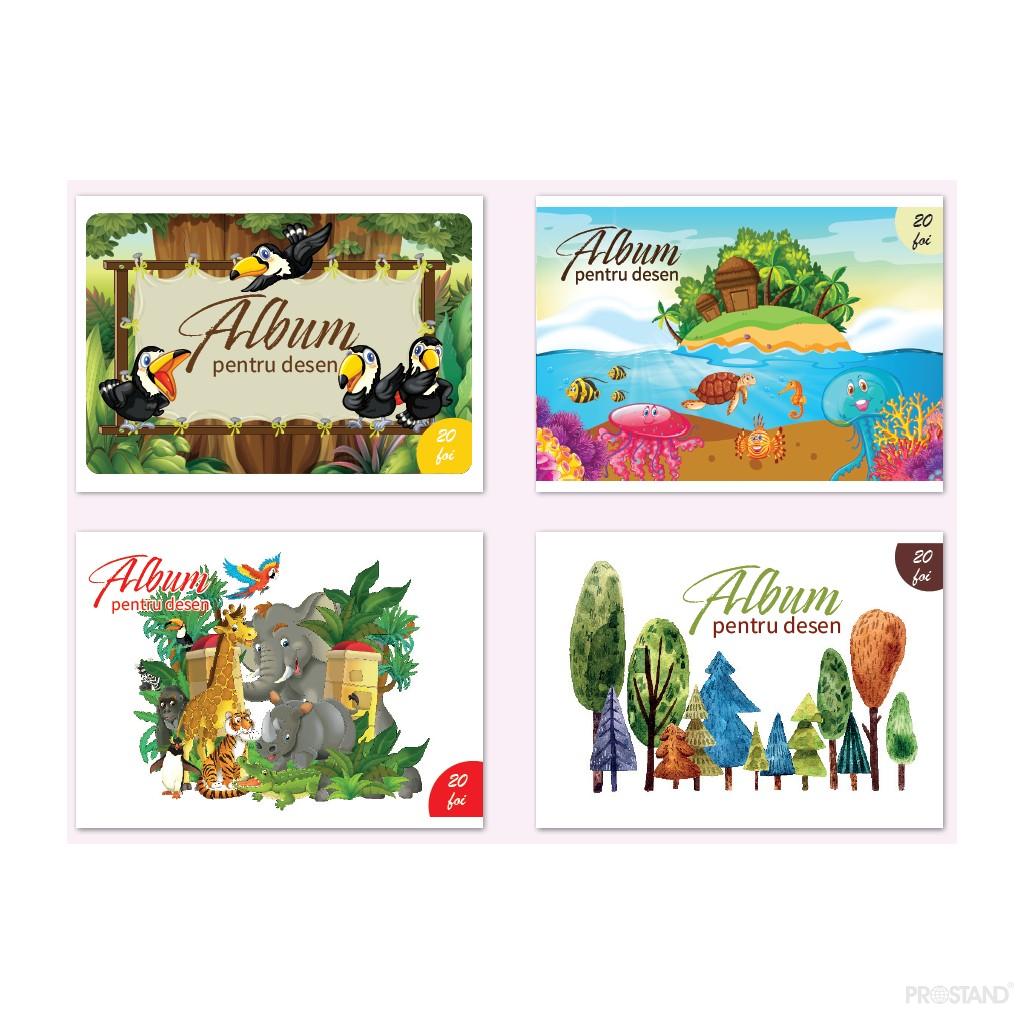 PROSTAND Album p/u desen cu clama A4 20 foi PR-A4-20 /12