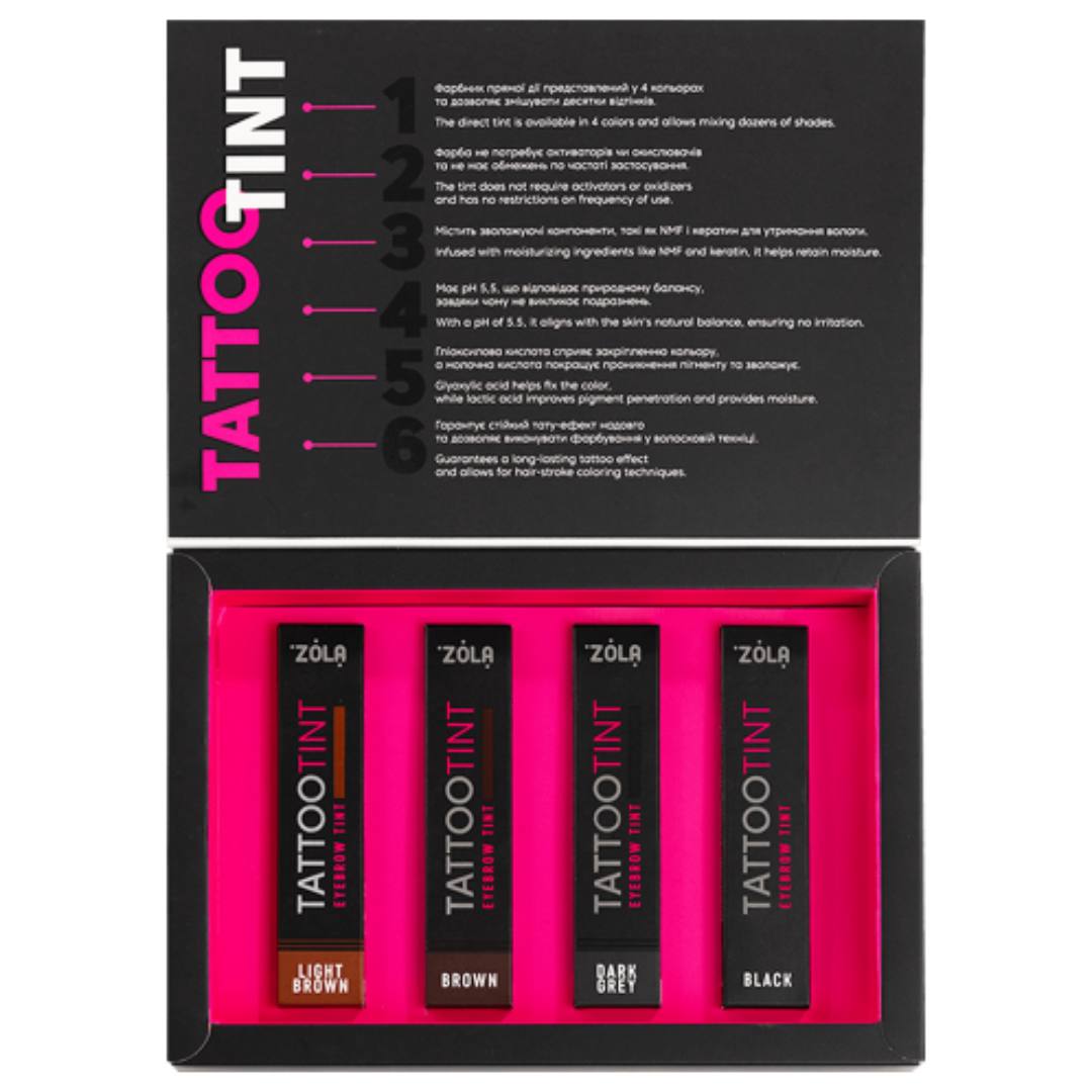 Set de vopsele ZOLA TATTOO TINT