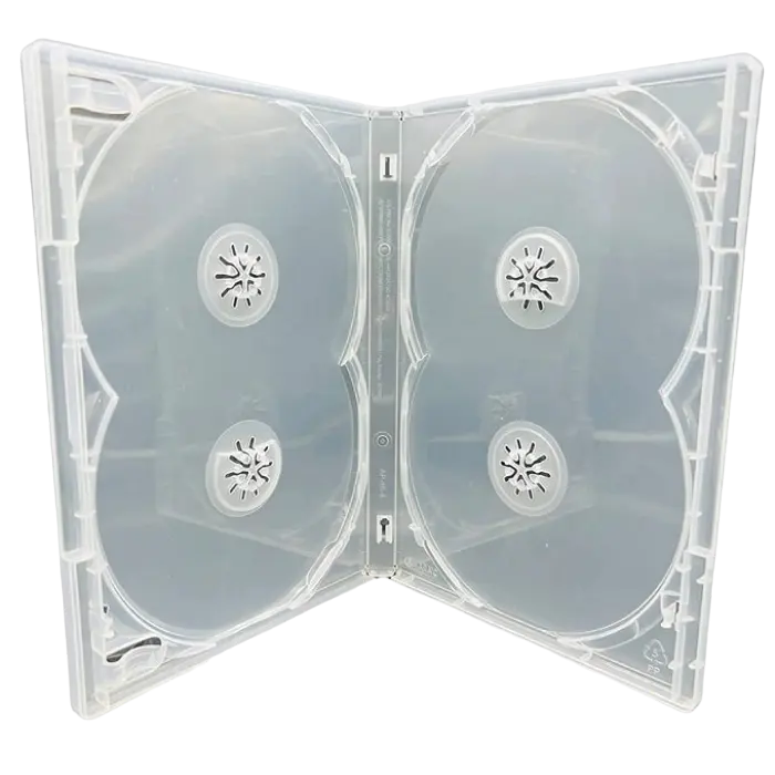  DVD Box Platinet 14 mm pentru Amaray 4 Clear