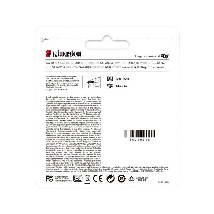  Card de Memorie Kingston Canvas Select+