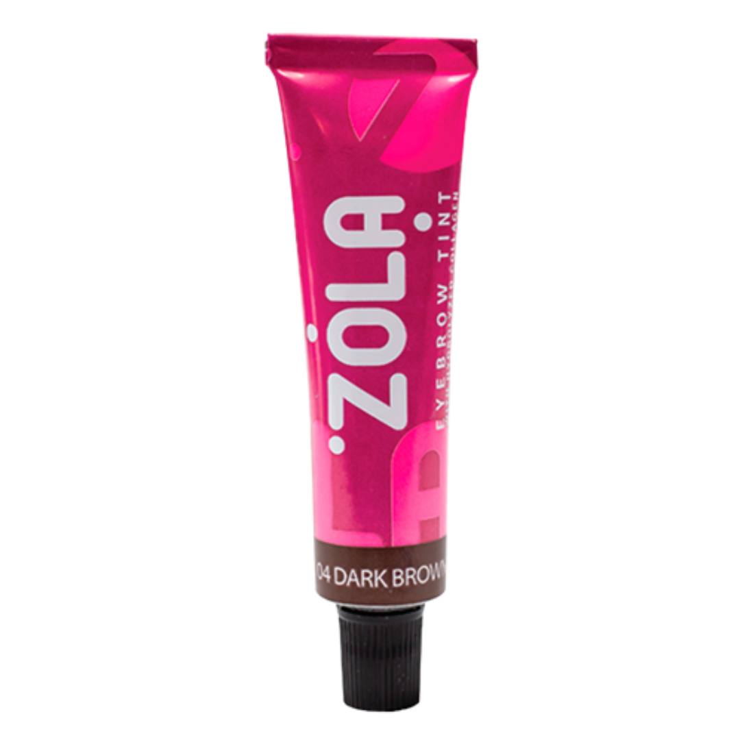 Vopsea pentru sprâncene ZOLA cu colagen 04 Dark Brown 15 ml