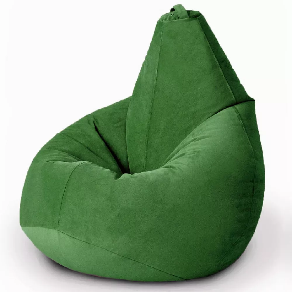 Fotoliu para din velur marimea L, culoare verde
