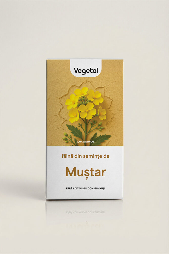 Faina din seminte de MUSTAR, 400g