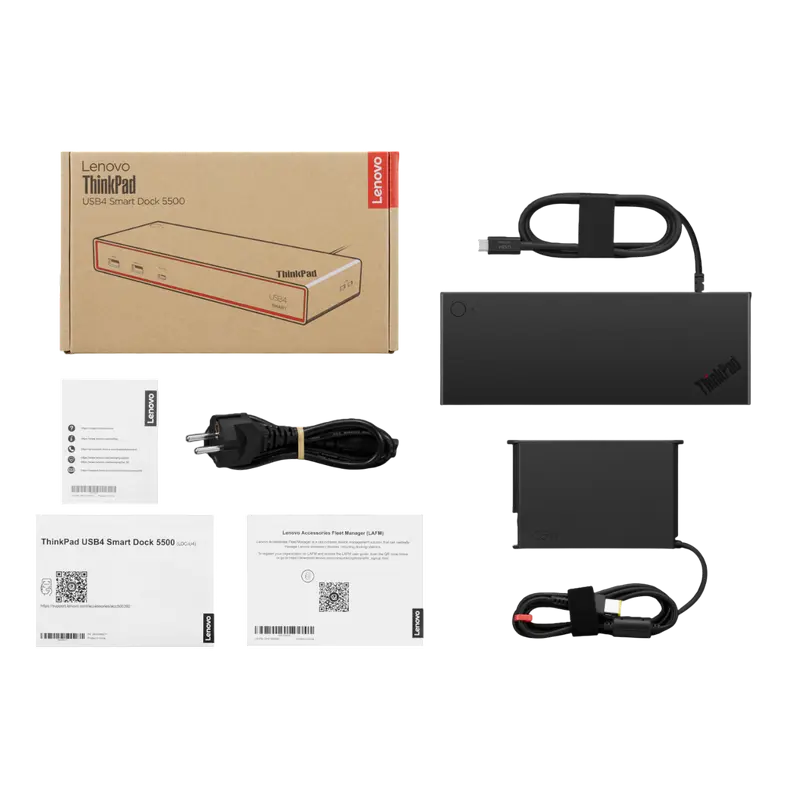  Stație Docking Lenovo ThinkPad USB4 Smart Dock 5500