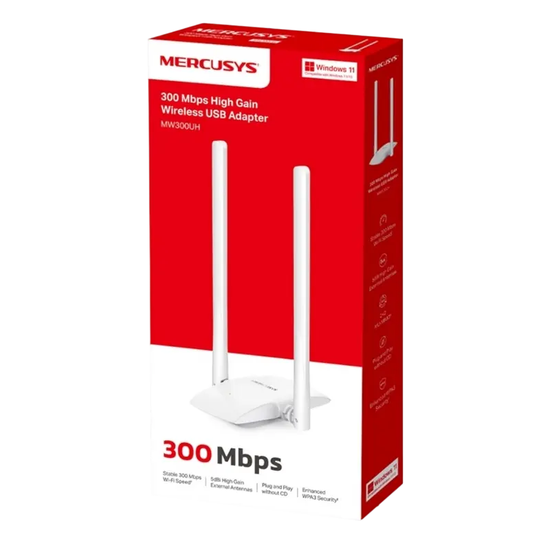  Adapter USB  MERCUSYS MW300UH