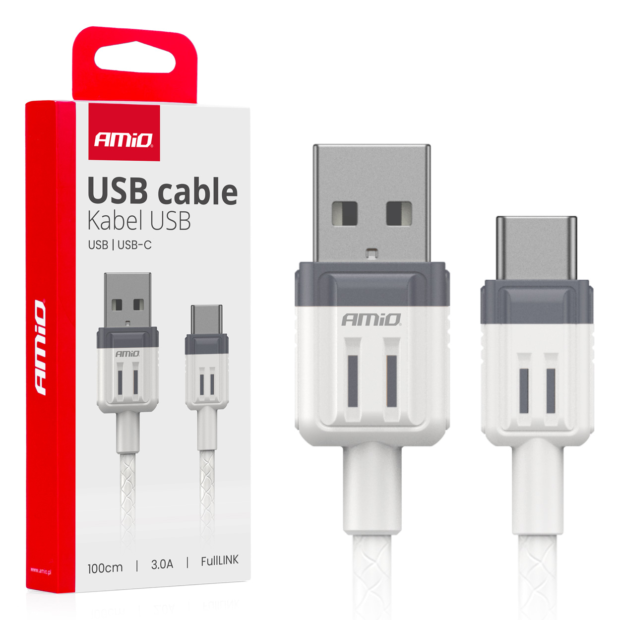 03905 Cablu USB la USB-C 3A 100cm FullLINK