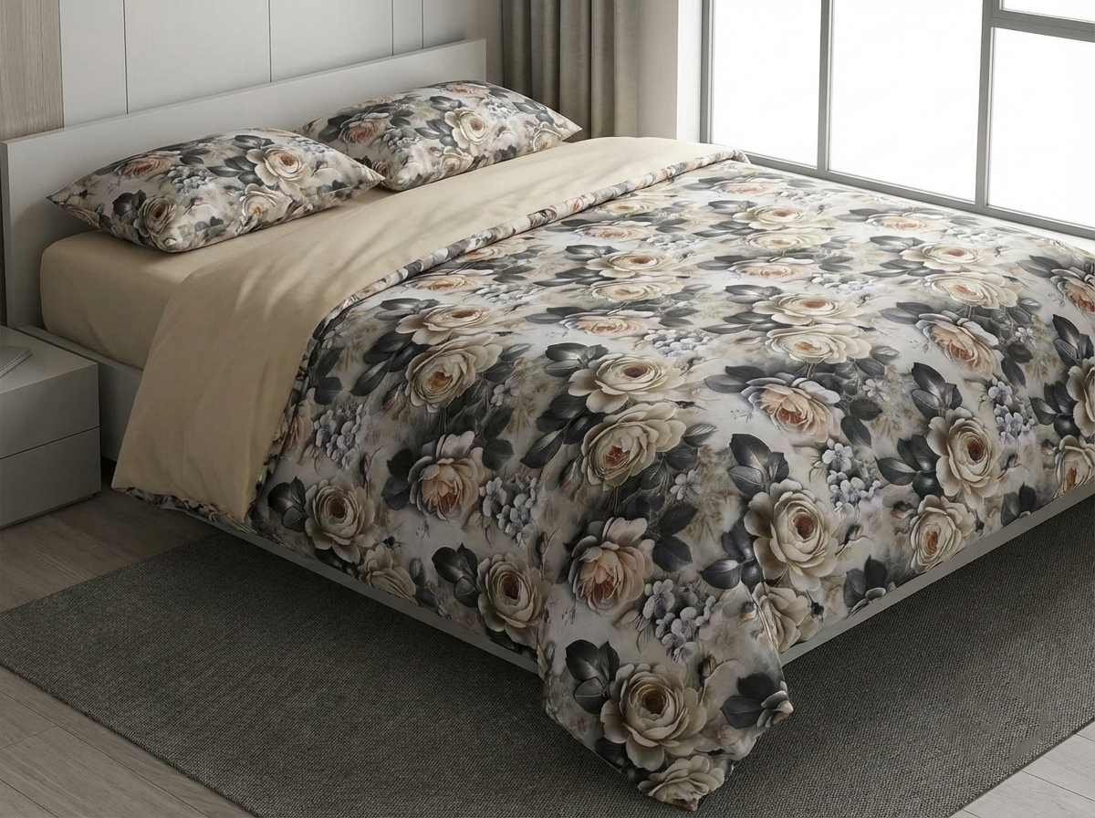 Set 1,5 cu cearșaf elastic 140x200 SR013