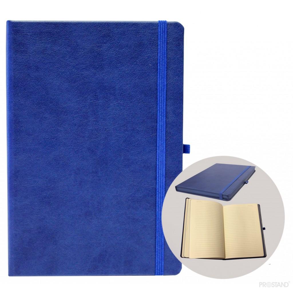 Agenda nedatata 140*210 mm ivory Lizy 7118 linie albastru inchis
