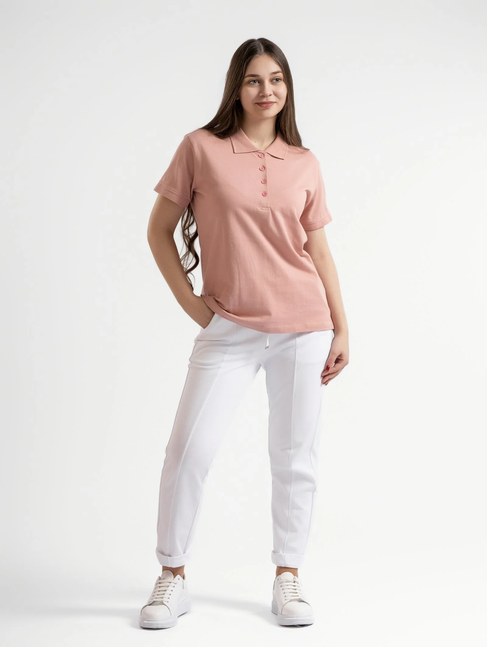Tricou polo pentru dame din bumbac
