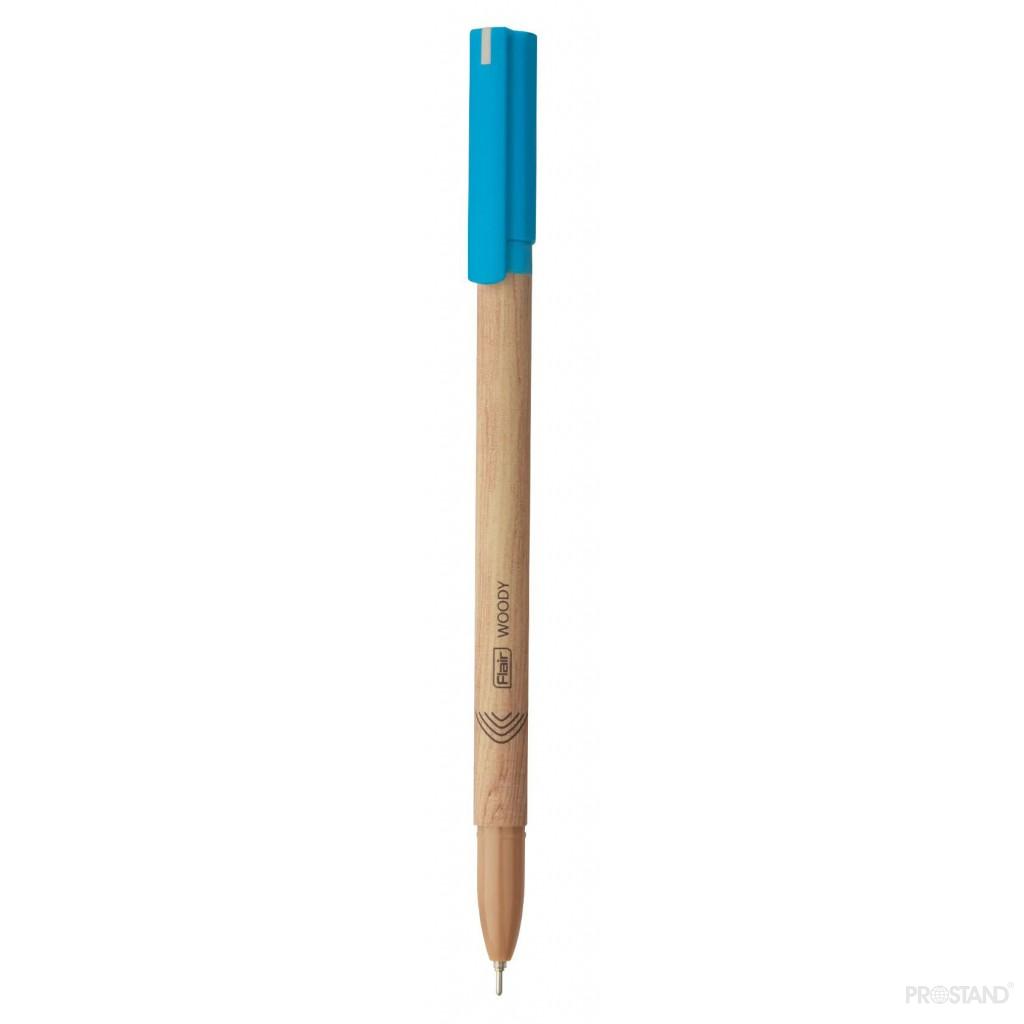 Pix cu bila albastru FLAIR Woody 1396 0.7 mm 1/50/1800