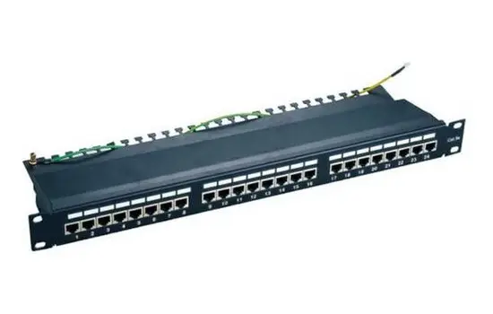  24 ports FTP Cat.6 patch panel