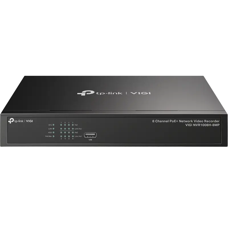 Înregistrator video TP-LINK VIGI NVR1008H-8MP
