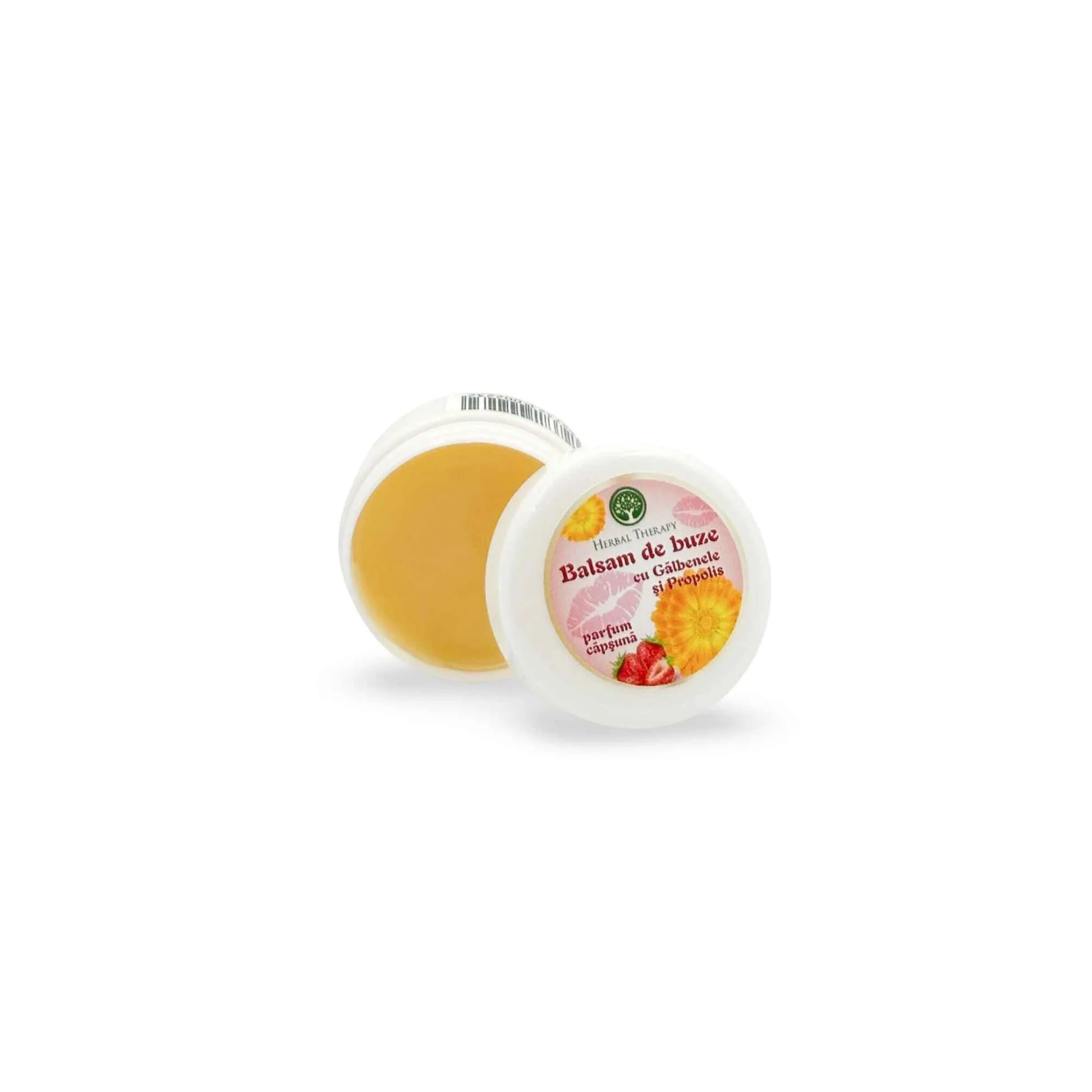 Balsam de Buze cu Gălbenele și Propolis, Aromă de Căpșună, 20 ml
