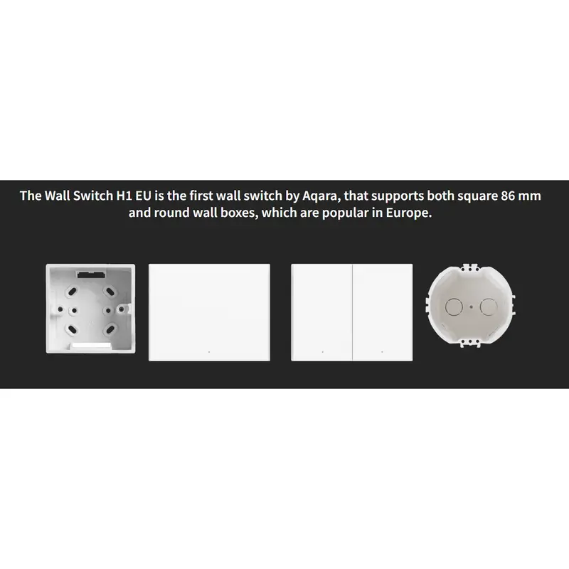  Întrerupător inteligent AQARA Smart Wall Switch H1