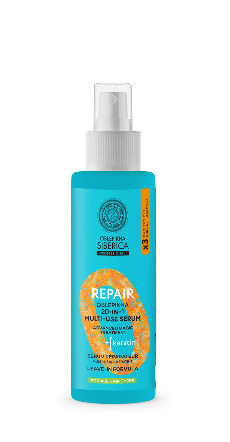 NS Oblepikha Ser multifuncțional 20 în 1 pentru toate tipurile de păr Repair 200 ml