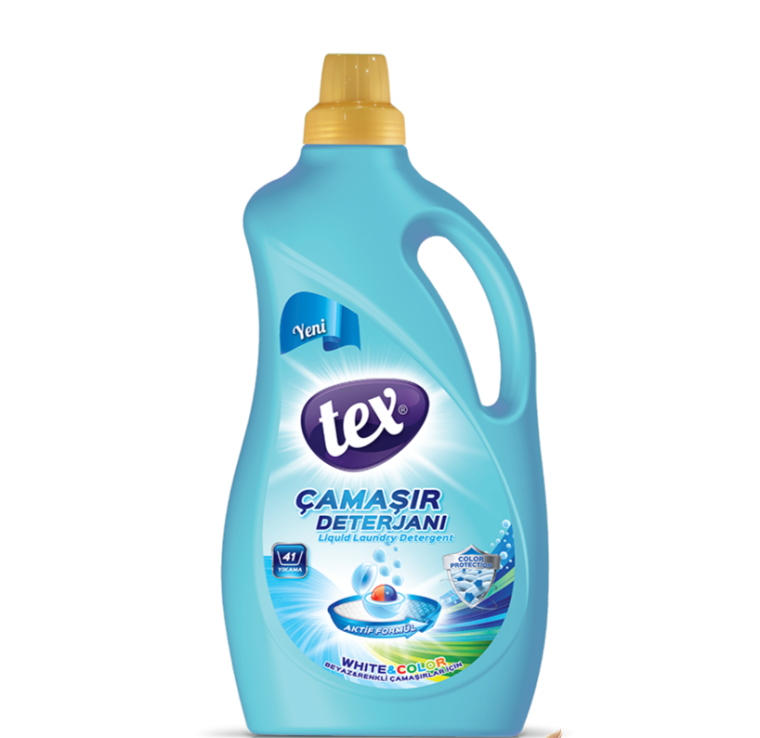 TEX Detergent lichid p/u spalare automat 2500ml White & Color (turqua)