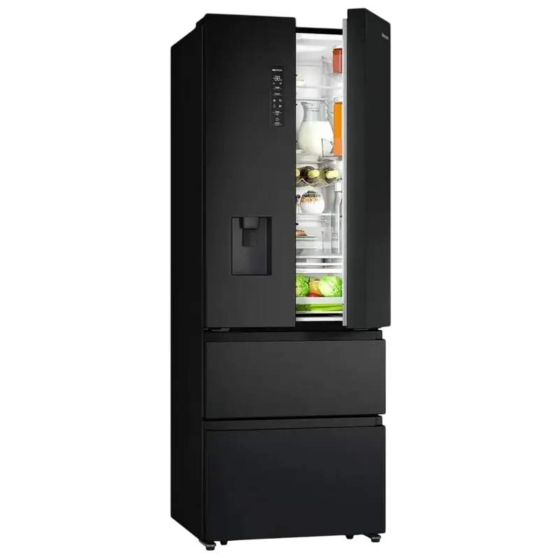 Frigider Hisense RF632N4WFE1, Negru