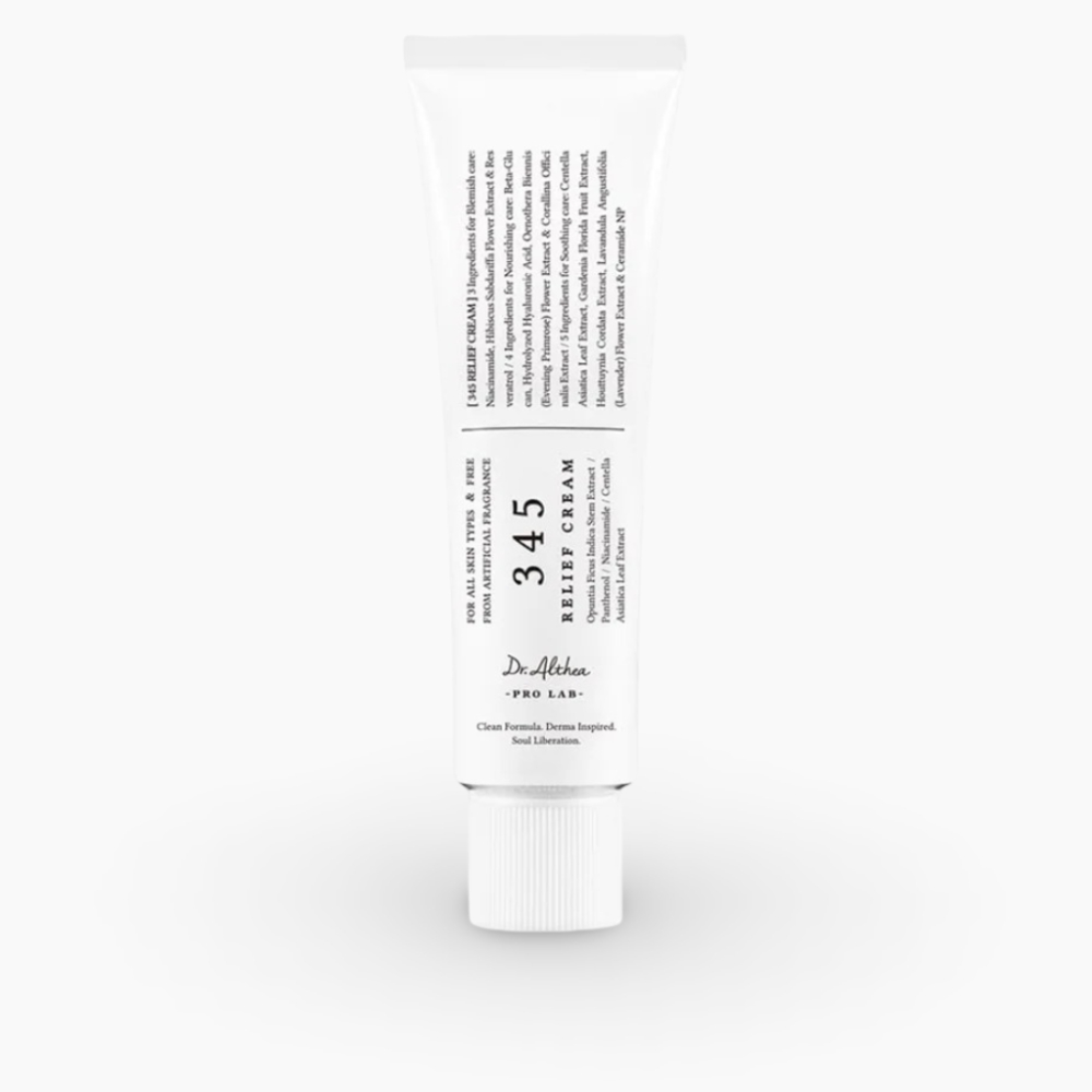 Cremă calmantă pentru hidratarea și refacerea barierei cutanate a Dr. Althea 345 50ml cremă de relief
