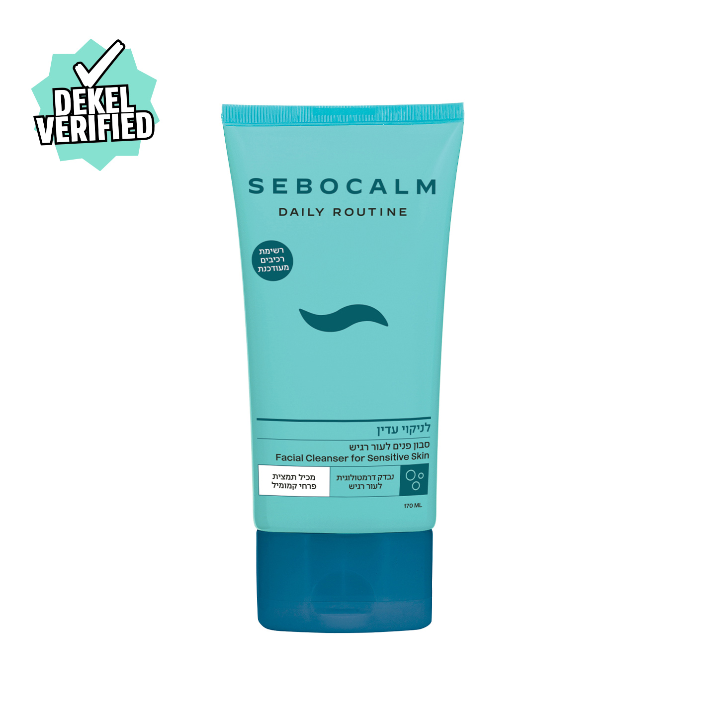 SeboCalm Daily Routine Facial Sensitive Soap gel spalare fata 170ml