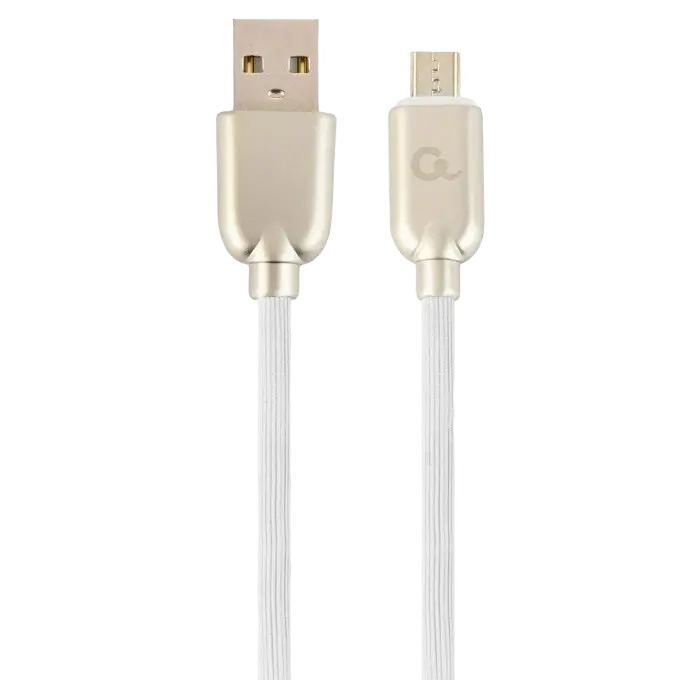  Cablu încărcare și sincronizare Cablexpert CC-USB2R-AMmBM-1M-W