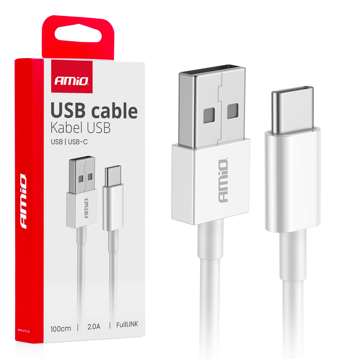 03893 Cablu USB la USB-C 2A 100cm FullLINK