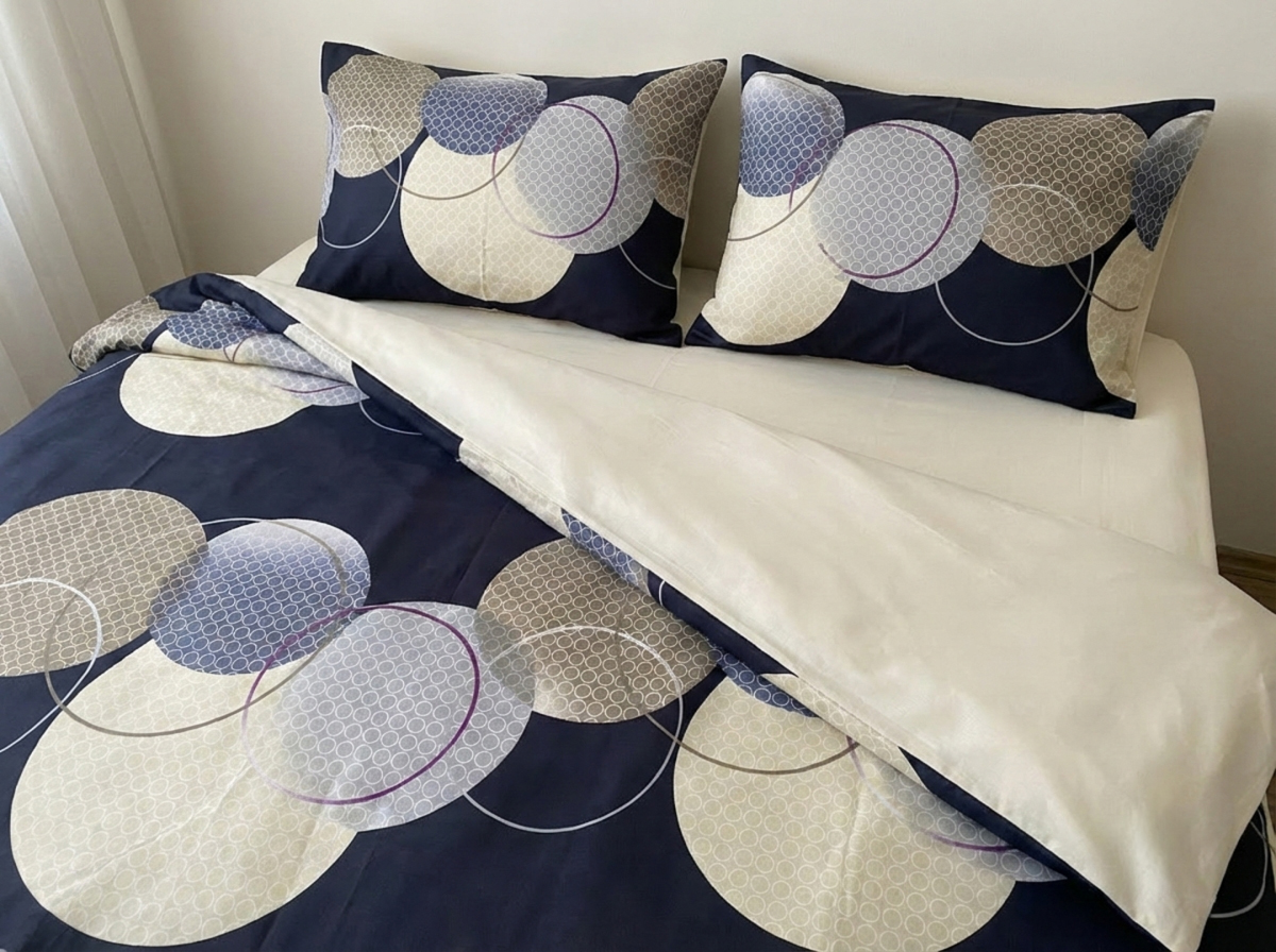 Set 1,5 cu cearșaf elastic 140x200 SR002