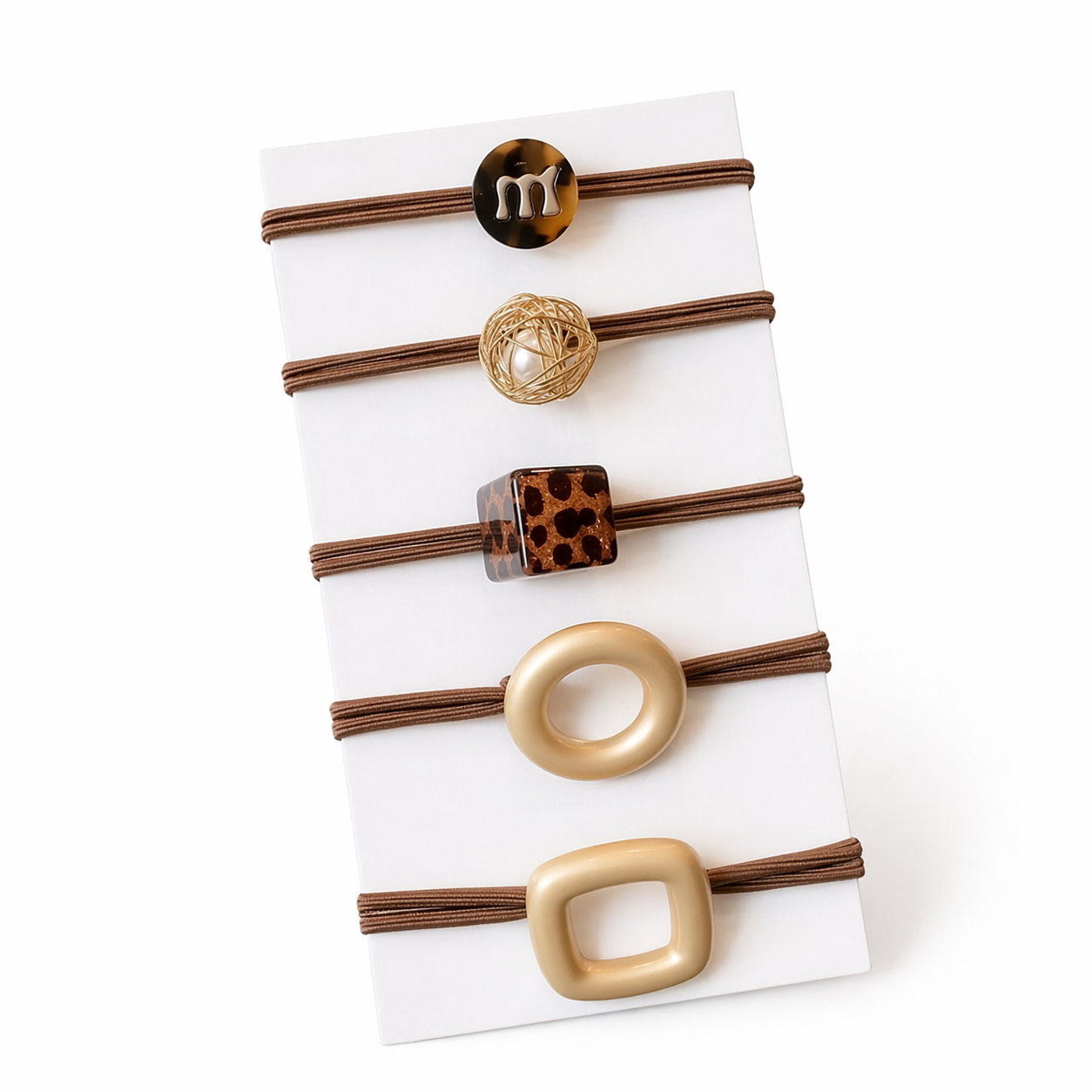 Set elegant de elastice pentru păr