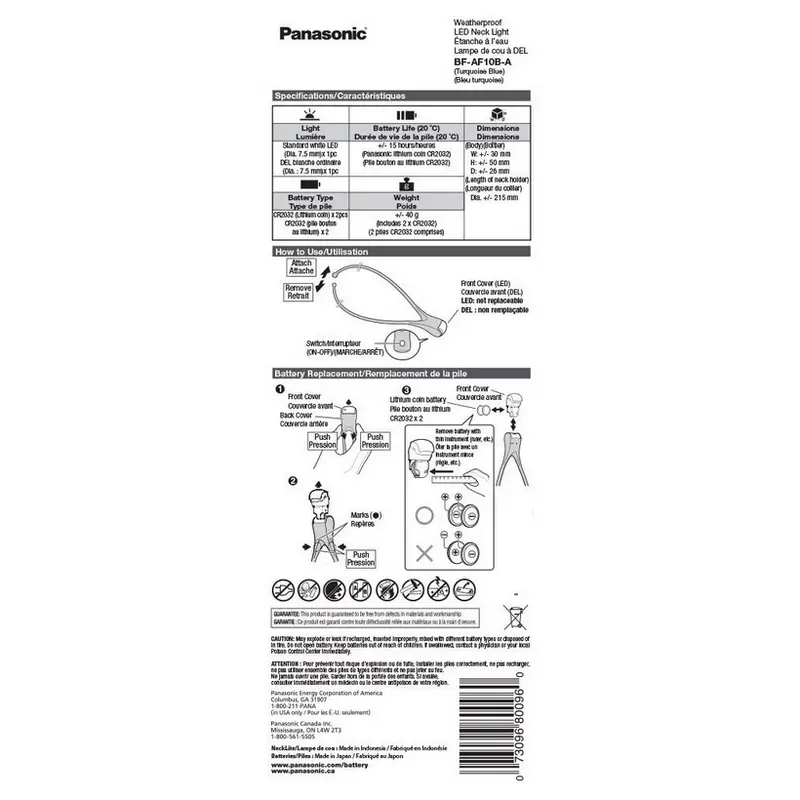  Lampă LED Panasonic LED Neck Light