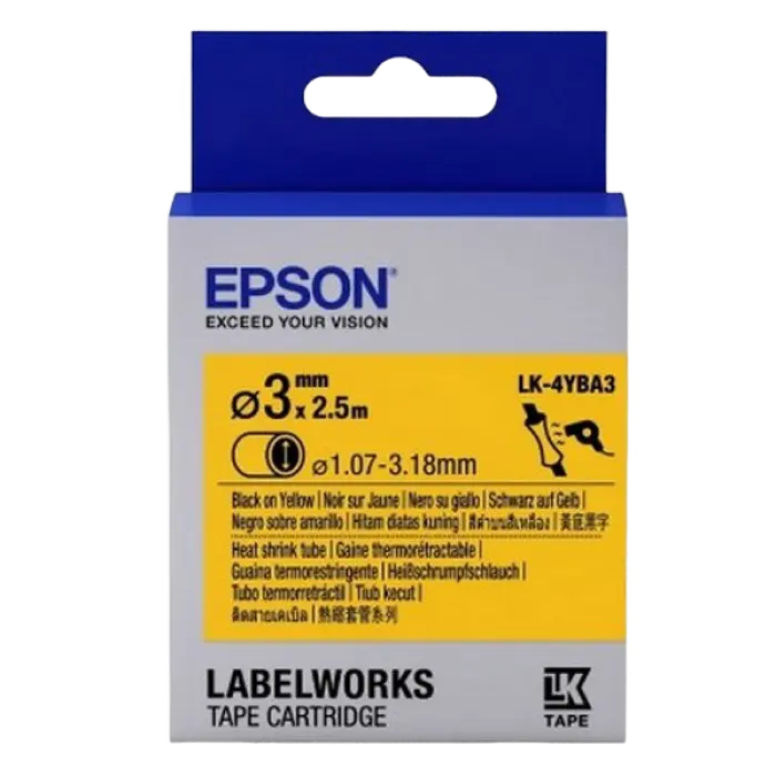  Cartuş de bandă Epson LK-4YBA3