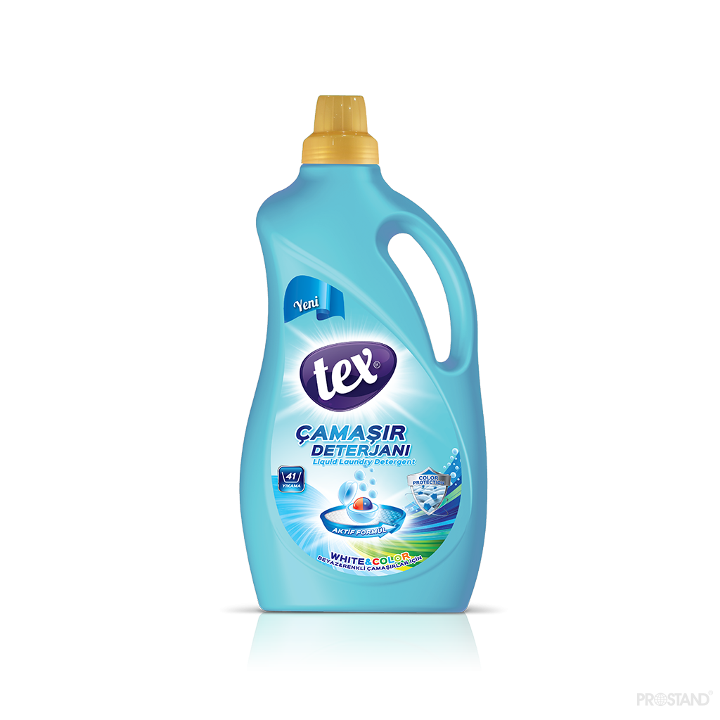 TEX Detergent lichid p/u spalare automat 2500ml White & Color (turqua)