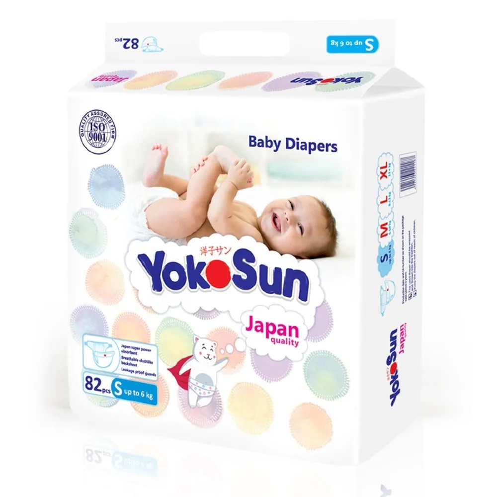 YOKOSUN Scutece pentru copii S 82buc