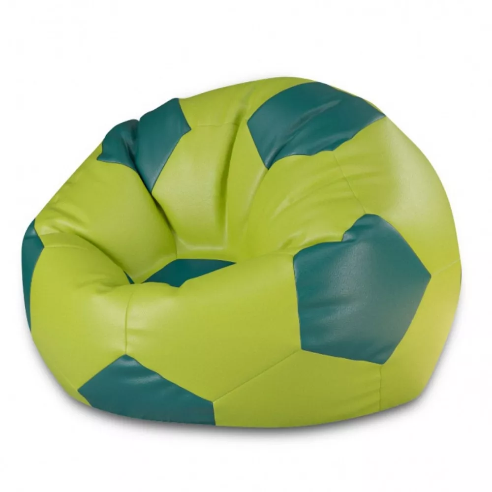 BeanBag Minge marimea"L",culoarea verde deschis cu verde inchis din ecopiele