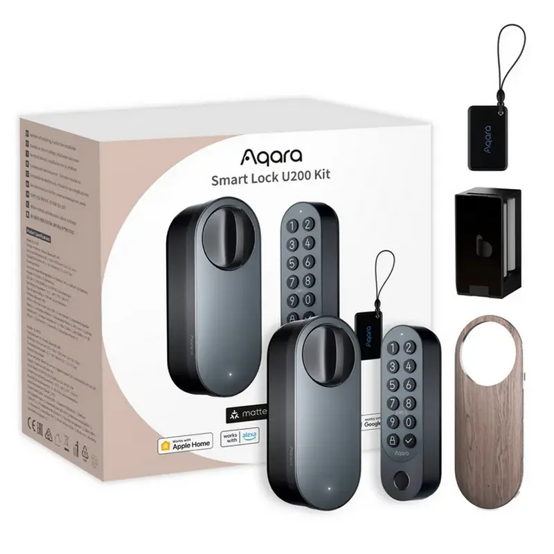 Încuietoare inteligentă AQARA U200 Kit, Negru