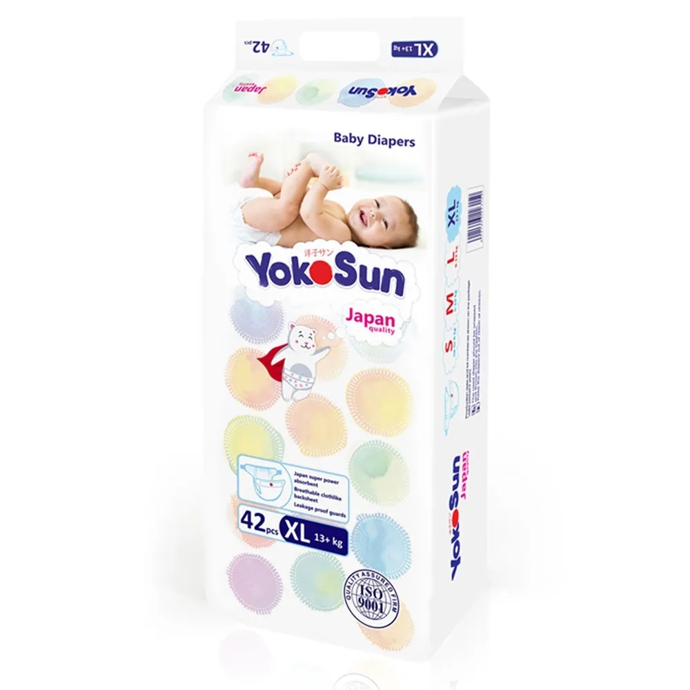 YOKOSUN Scutece pentru copii XL 42buc