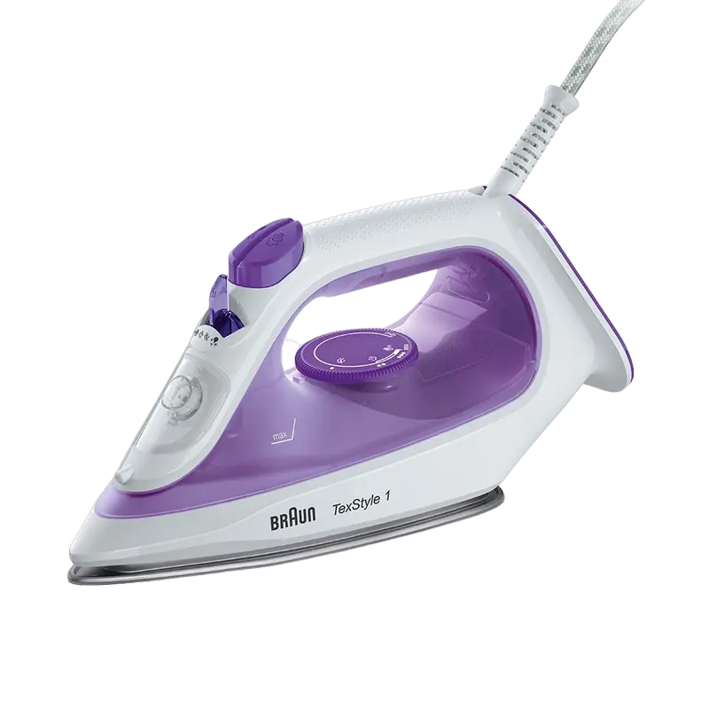 Fier de călcat Braun SI1080VI, 2000W, Alb | Violet