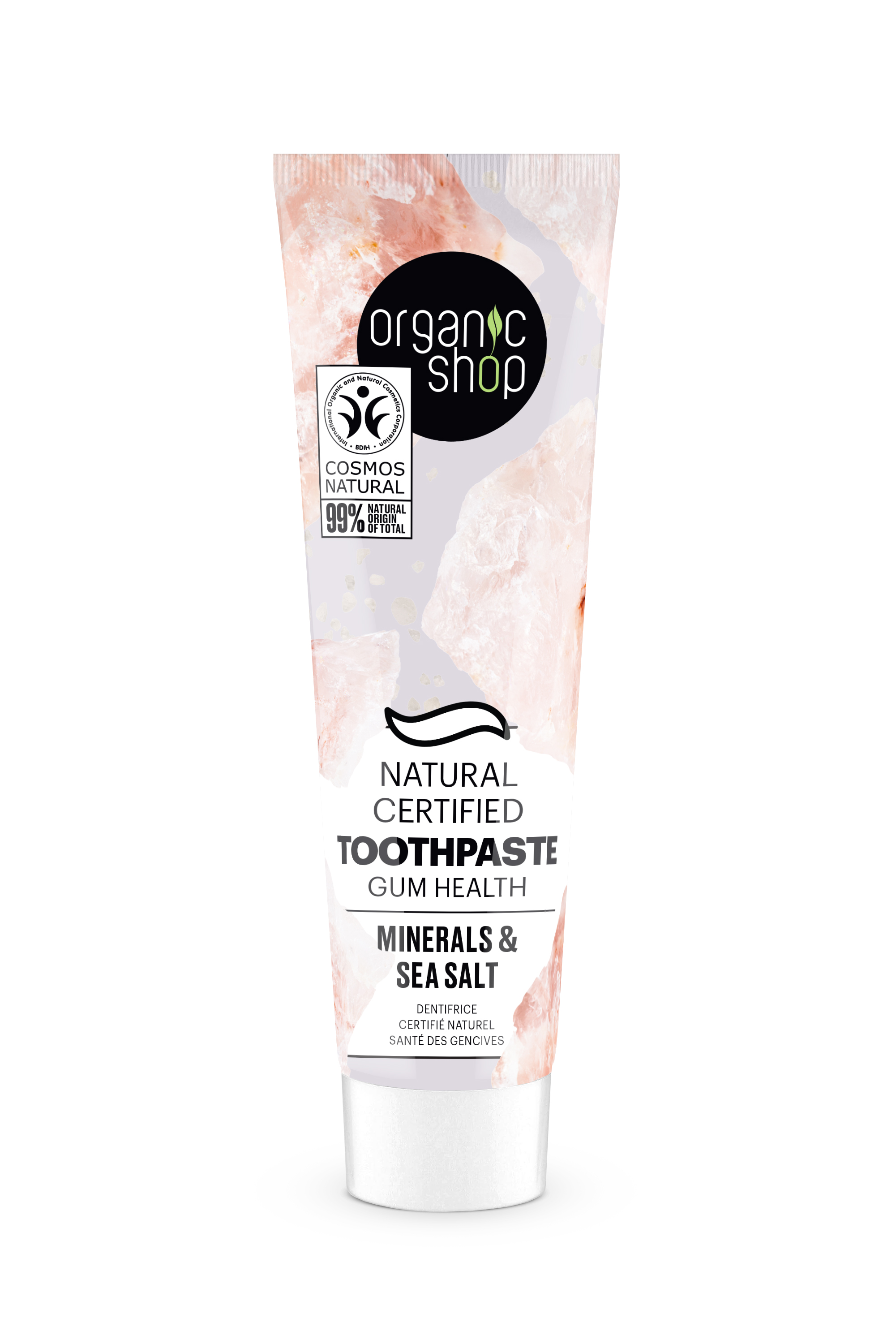 Organic Shop Pastă de dinți pentru sănătatea gingiilor cu minerale și sare, 100 g