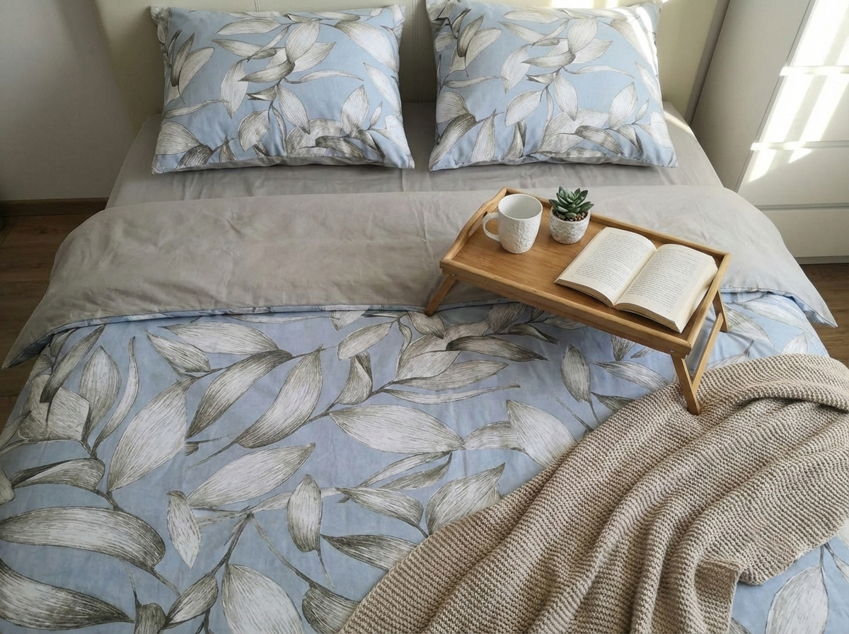Set 1,5 cu cearșaf elastic 140x200 SR023
