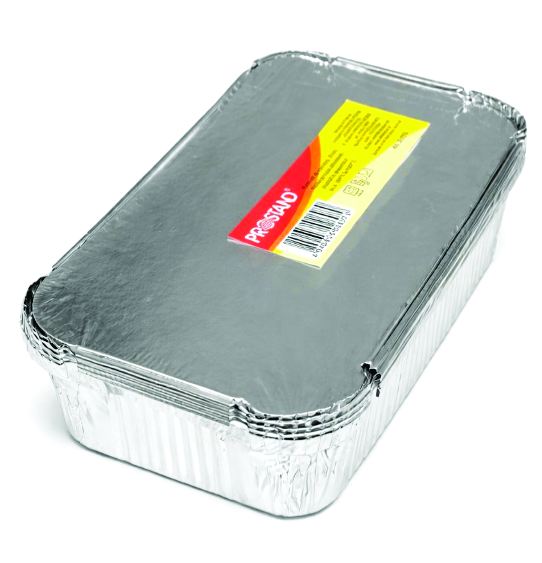 Caserola aluminiu cu capac 205x115x32 S-335L 5 buc