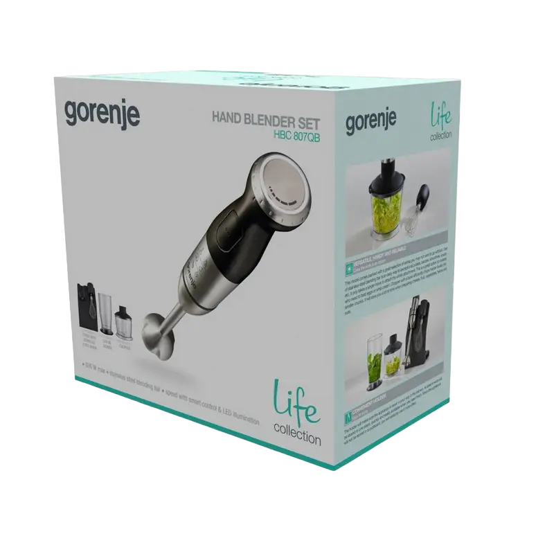  Blender de mână Gorenje HBC807QB